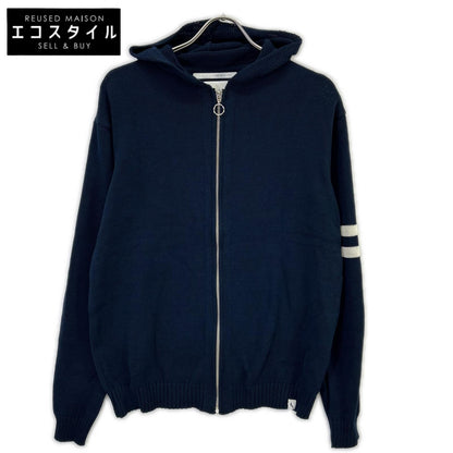 PEREGRINE ペレグリン CO-100 ネイビー ジップ ニットジャケット ジャケット
