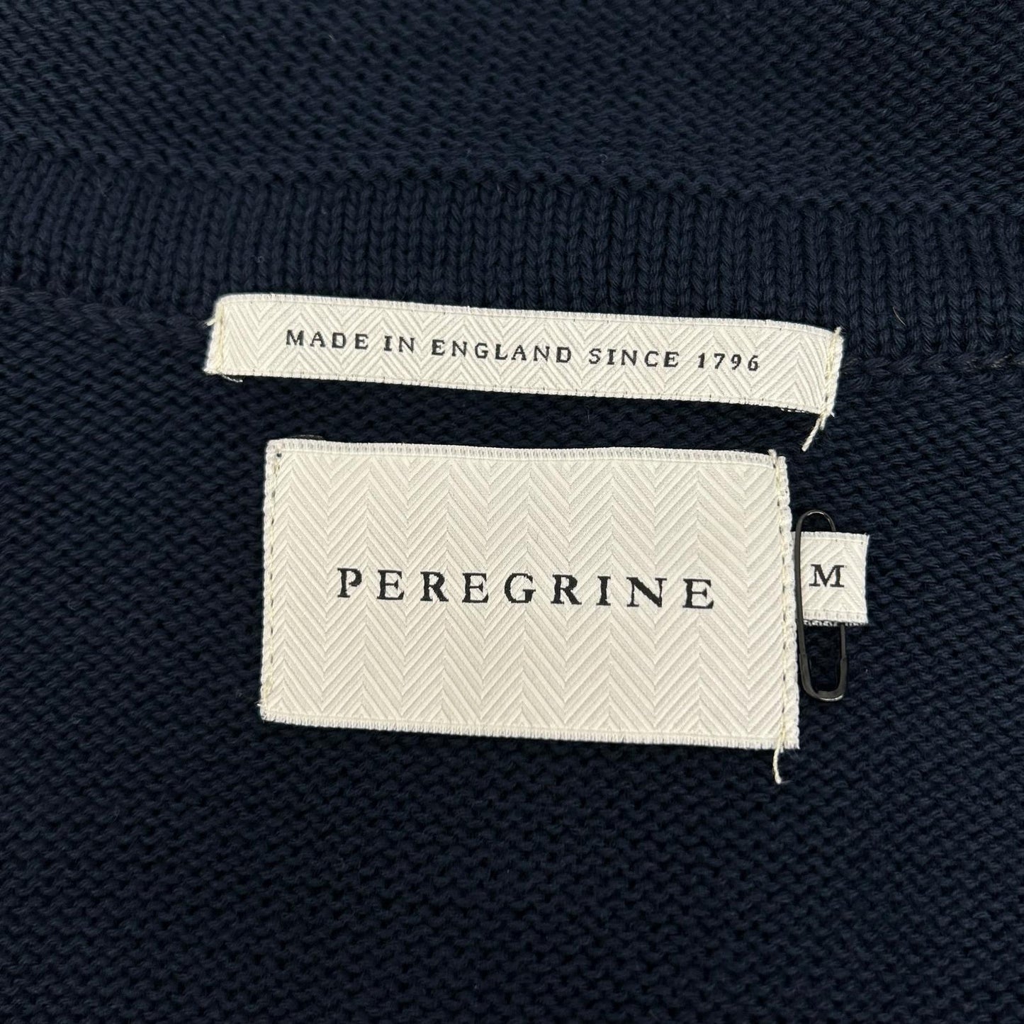 PEREGRINE ペレグリン CO-100 ネイビー ジップ ニットジャケット ジャケット