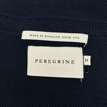 PEREGRINE ペレグリン CO-100 ネイビー ジップ ニットジャケット ジャケット