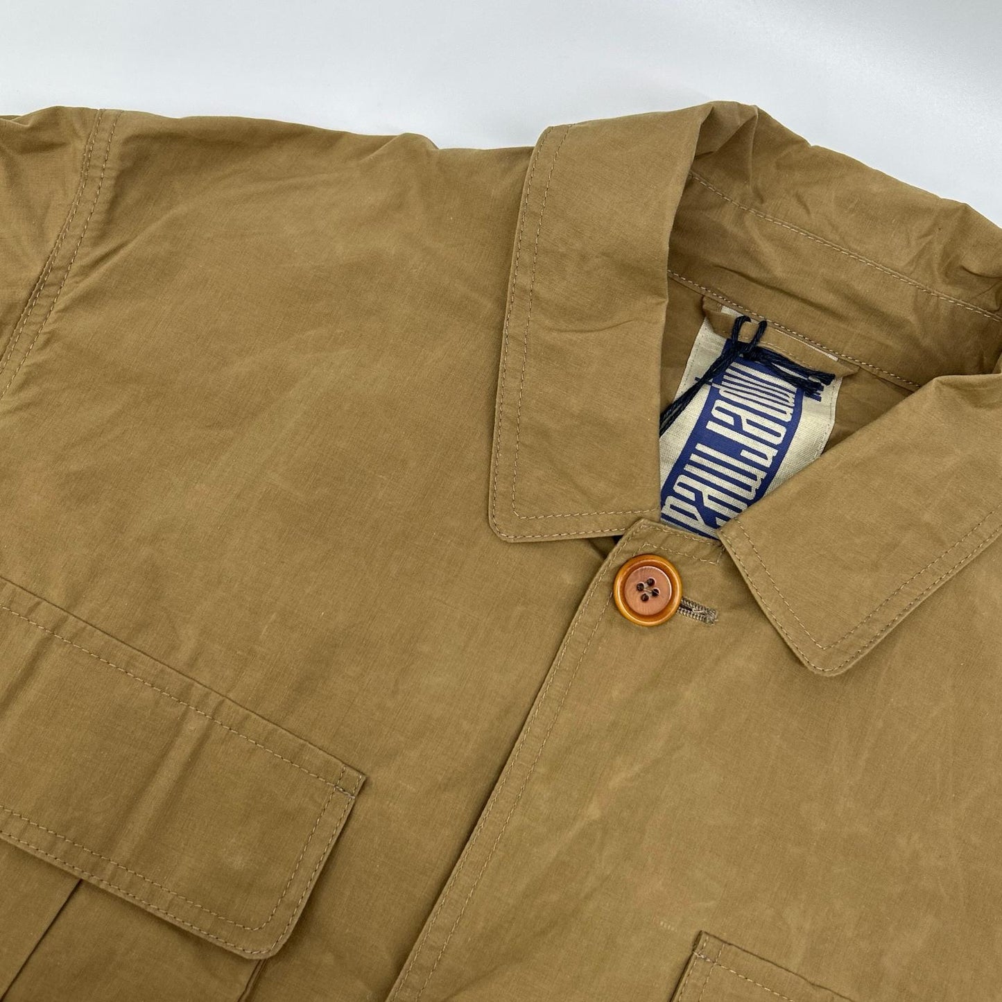 LIMPERMEABILE Limpermeabile beige cotton FISH NEW jacket jacket