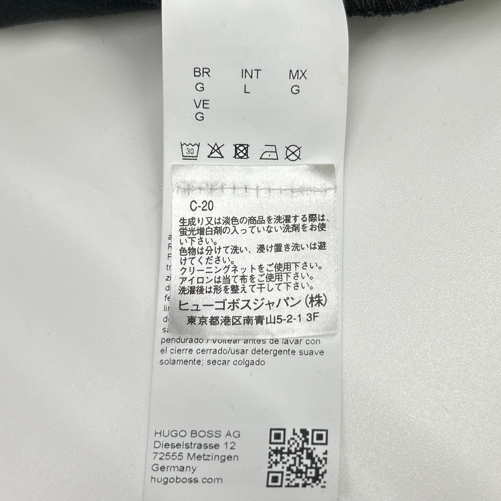 HUGO BOSS ヒューゴボス 10223627 ブラック ジップ パーカー トップス