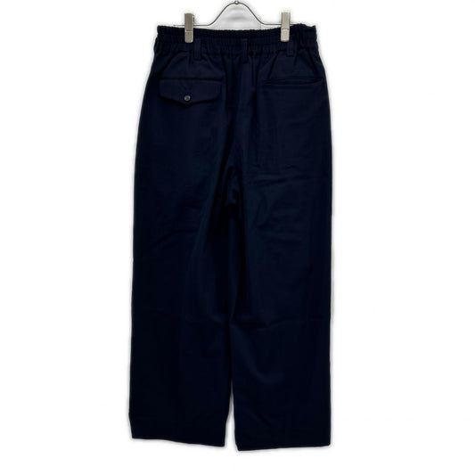COMMEdesGARCONS HOMME PLUS コムデギャルソンオムプリュス ネイビー タック ストレートパンツ ボトムス