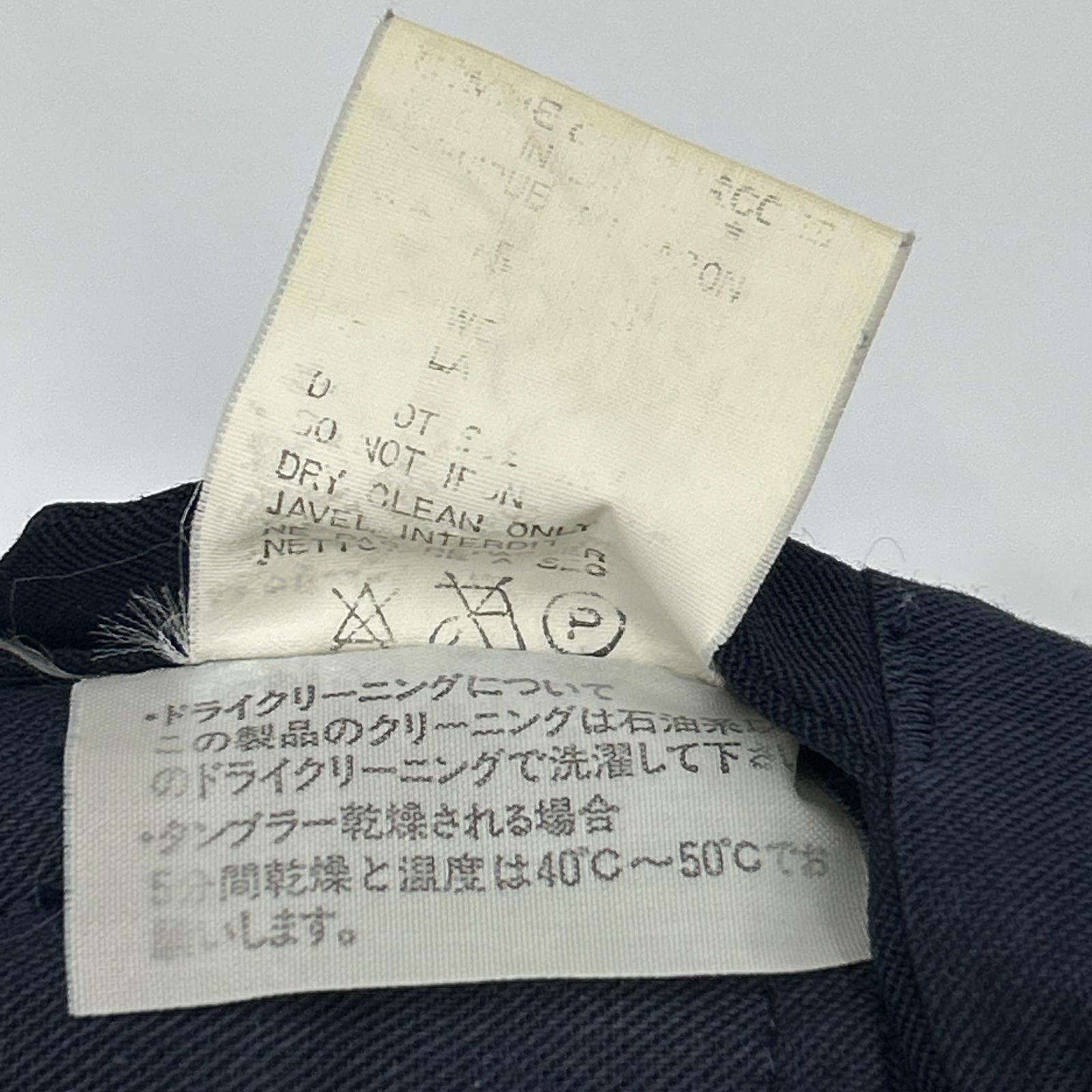 COMMEdesGARCONS HOMME PLUS コムデギャルソンオムプリュス ネイビー タック ストレートパンツ ボトムス