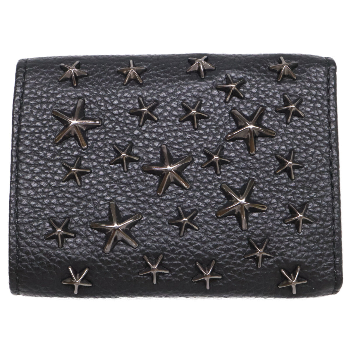 JIMMY CHOO ジミーチュウ 【美品】スタースタッズ レザー コンパクト