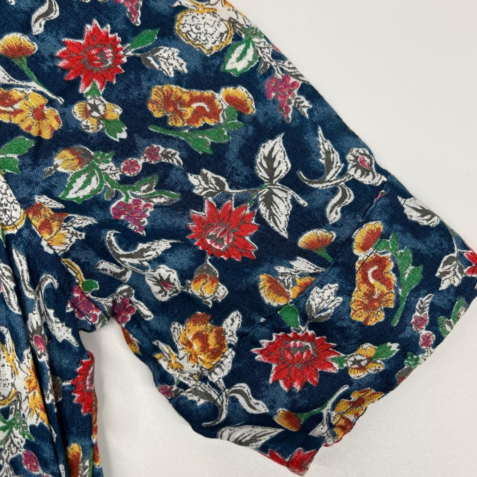 LAUREN RALPH LAUREN ローレン ラルフローレン ネイビー ボタニカル シャツワンピース ワンピース