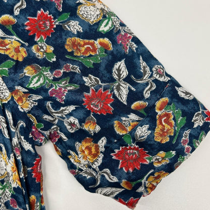 LAUREN RALPH LAUREN ローレン ラルフローレン ネイビー ボタニカル シャツワンピース ワンピース