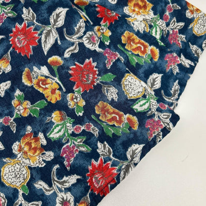 LAUREN RALPH LAUREN ローレン ラルフローレン ネイビー ボタニカル シャツワンピース ワンピース
