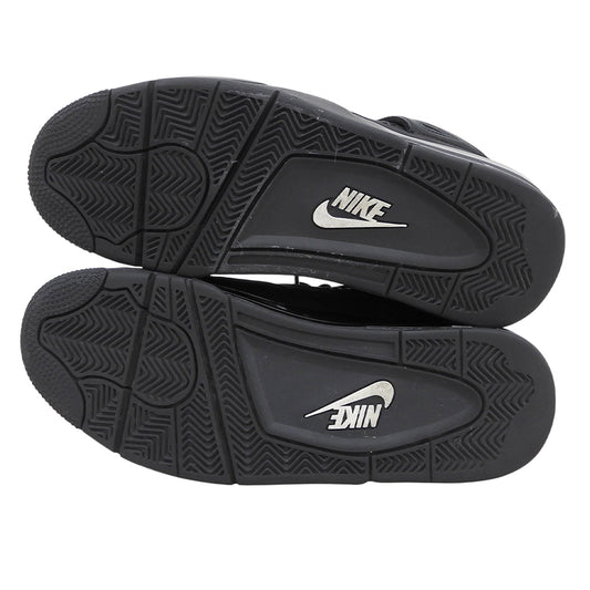 NIKE ナイキ 美品 AIR JORDAN4 RETRO ブラックキャット スエード スニーカー シューズ メンズ ブラック 27cm FV5029-010 シューズ