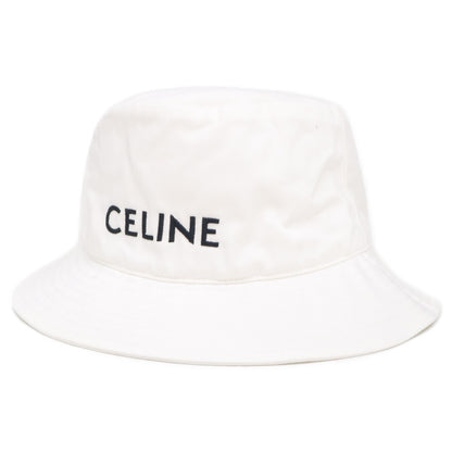CELINE セリーヌ 【即決/国内正規】2AUO4968P ロゴ刺繍 バケットハット 帽子