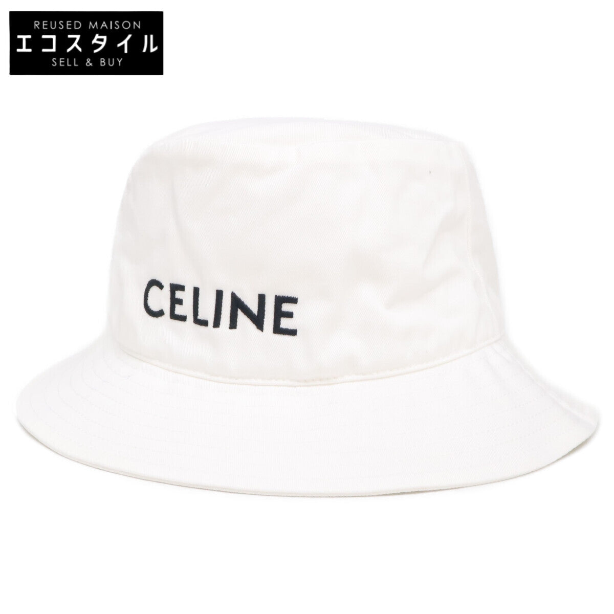 CELINE セリーヌ 【即決/国内正規】2AUO4968P ロゴ刺繍 バケットハット 帽子