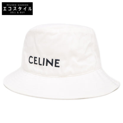 CELINE セリーヌ 【即決/国内正規】2AUO4968P ロゴ刺繍 バケットハット 帽子