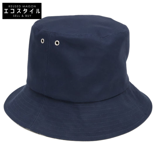 DIOR ディオール 【美品】95TDD923A130 Teddy-D リバーシブル ボブハット コットンブレンド 帽子