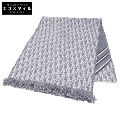 DIOR Dior [excellent condition] 18E0005A0479 Oblique wool scarf