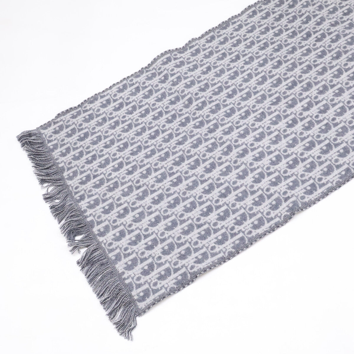 DIOR Dior [excellent condition] 18E0005A0479 Oblique wool scarf