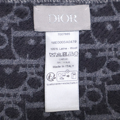 DIOR Dior [excellent condition] 18E0005A0479 Oblique wool scarf