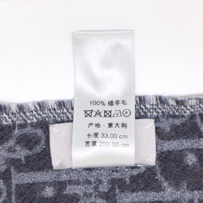 DIOR Dior [excellent condition] 18E0005A0479 Oblique wool scarf