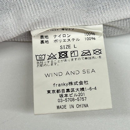 WIND AND SEA 威丹西 【×SNKR DUNK】WDS-SNKR-2-08 黑色 尼龙 教练夹克 夹克