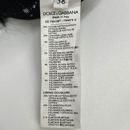 DOLCE&GABBANA 杜嘉班纳 黑色 纽扣 粗花呢 连衣裙 连衣裙