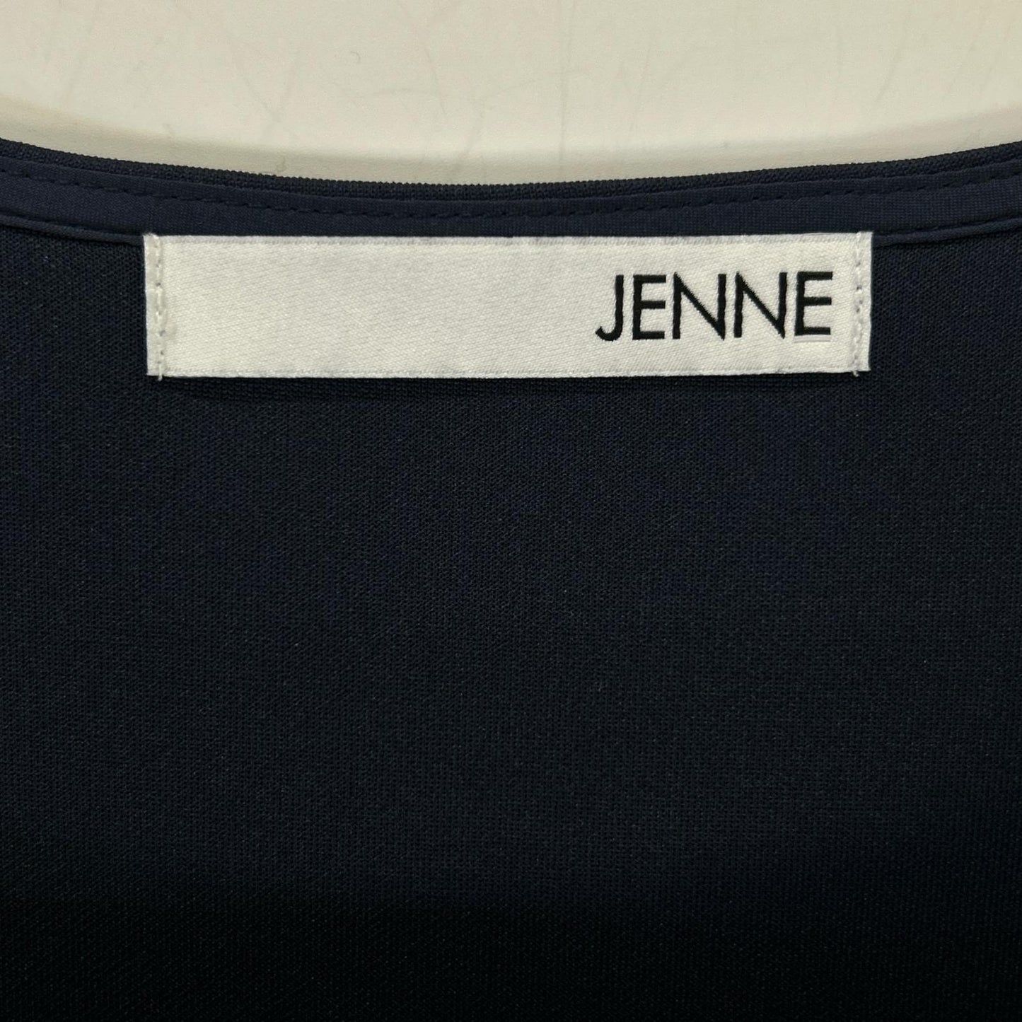 JENNE ジェンヌ 24年製 ネイビー フレンチスリーブマーメイドカットソーワンピース ワンピース