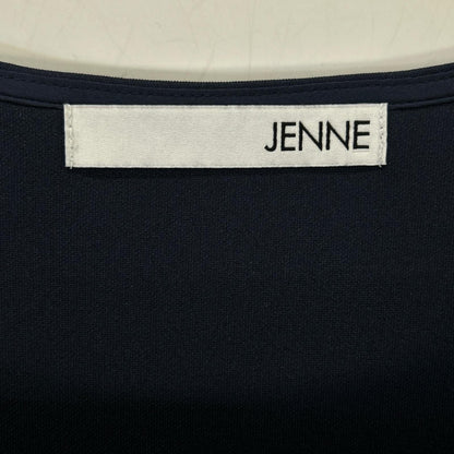 JENNE ジェンヌ 24年製 ネイビー フレンチスリーブマーメイドカットソーワンピース ワンピース