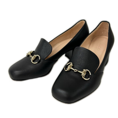 GUCCI グッチ 【美品】466701 ホースビット スクエアトゥ パンプス シューズ