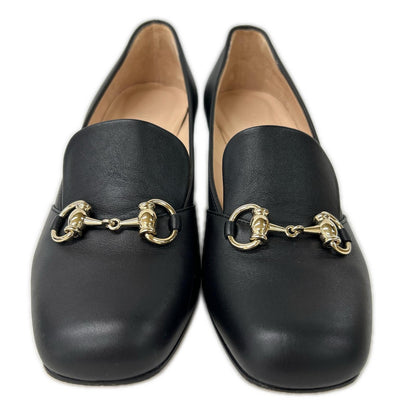 GUCCI グッチ 【美品】466701 ホースビット スクエアトゥ パンプス シューズ