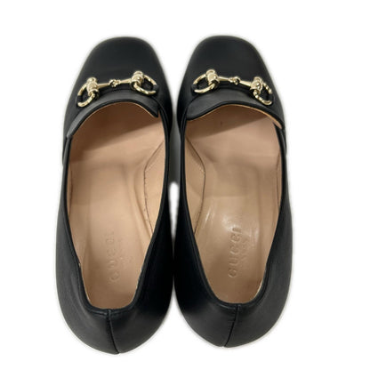 GUCCI グッチ 【美品】466701 ホースビット スクエアトゥ パンプス シューズ