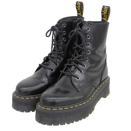 Dr.Martens Leather lace-up shoes, women's shoes, black, 37, aw006 kv04w, shoes
