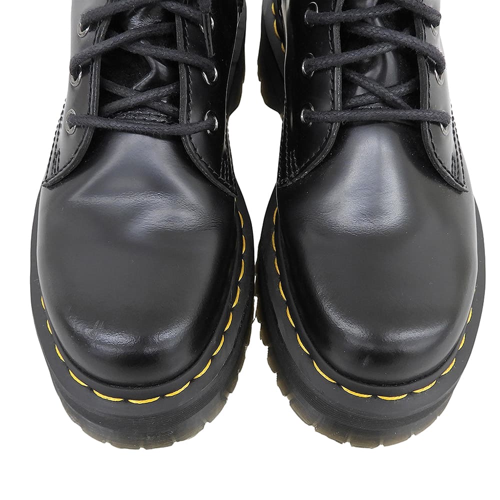 Dr.Martens Leather lace-up shoes, women's shoes, black, 37, aw006 kv04w, shoes