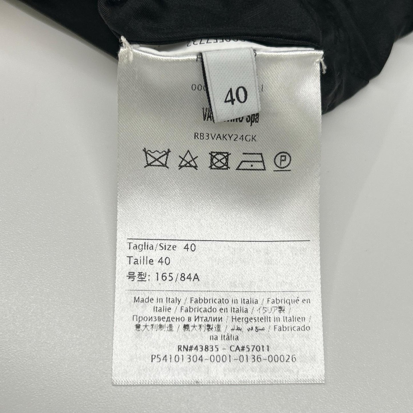 VALENTINO ヴァレンティノ RB3VAKY24GK ブラック ウールシルク 花柄 ミニドレス ワンピース