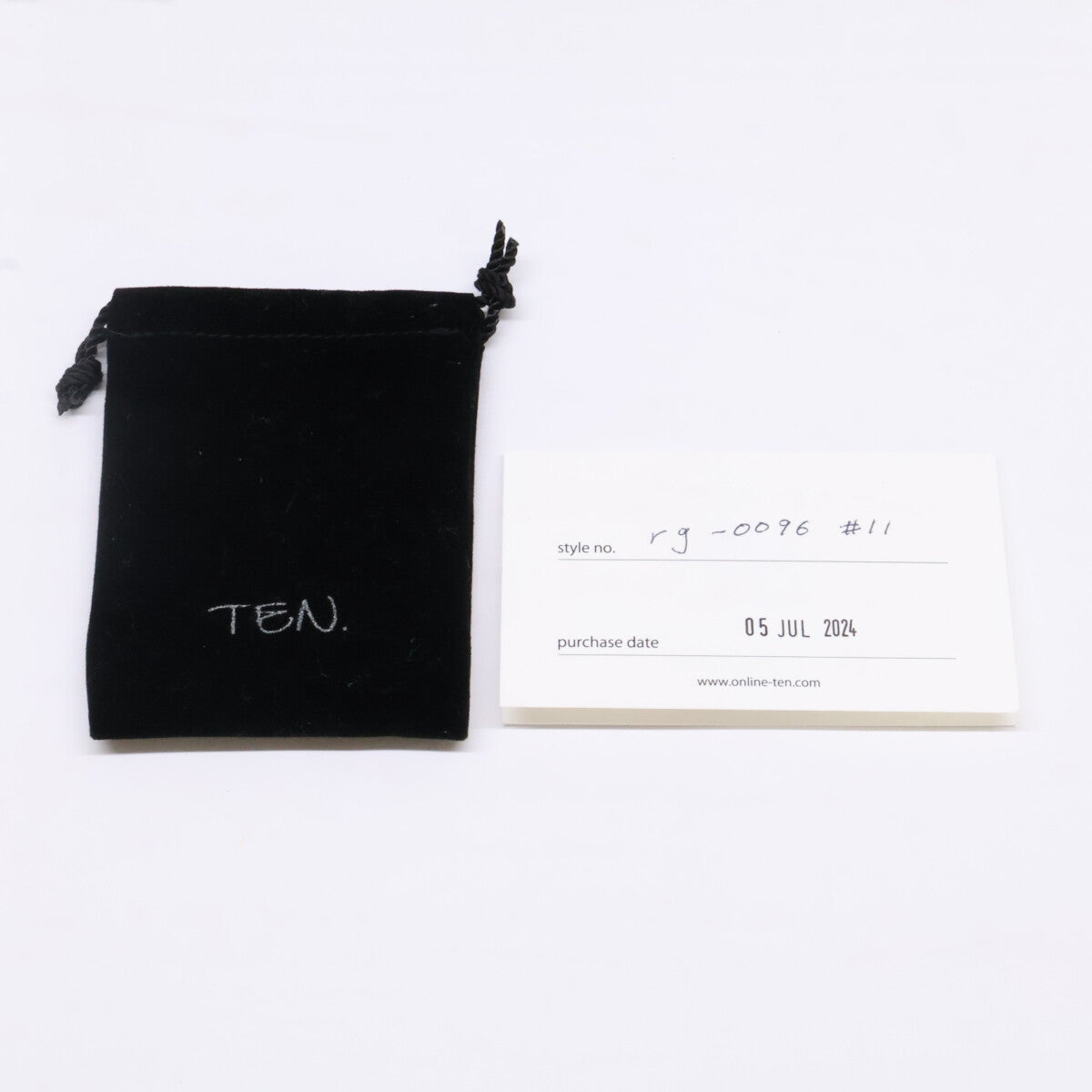 TEN テン 【美品】rg-0096 925 グラストウ リング 指輪