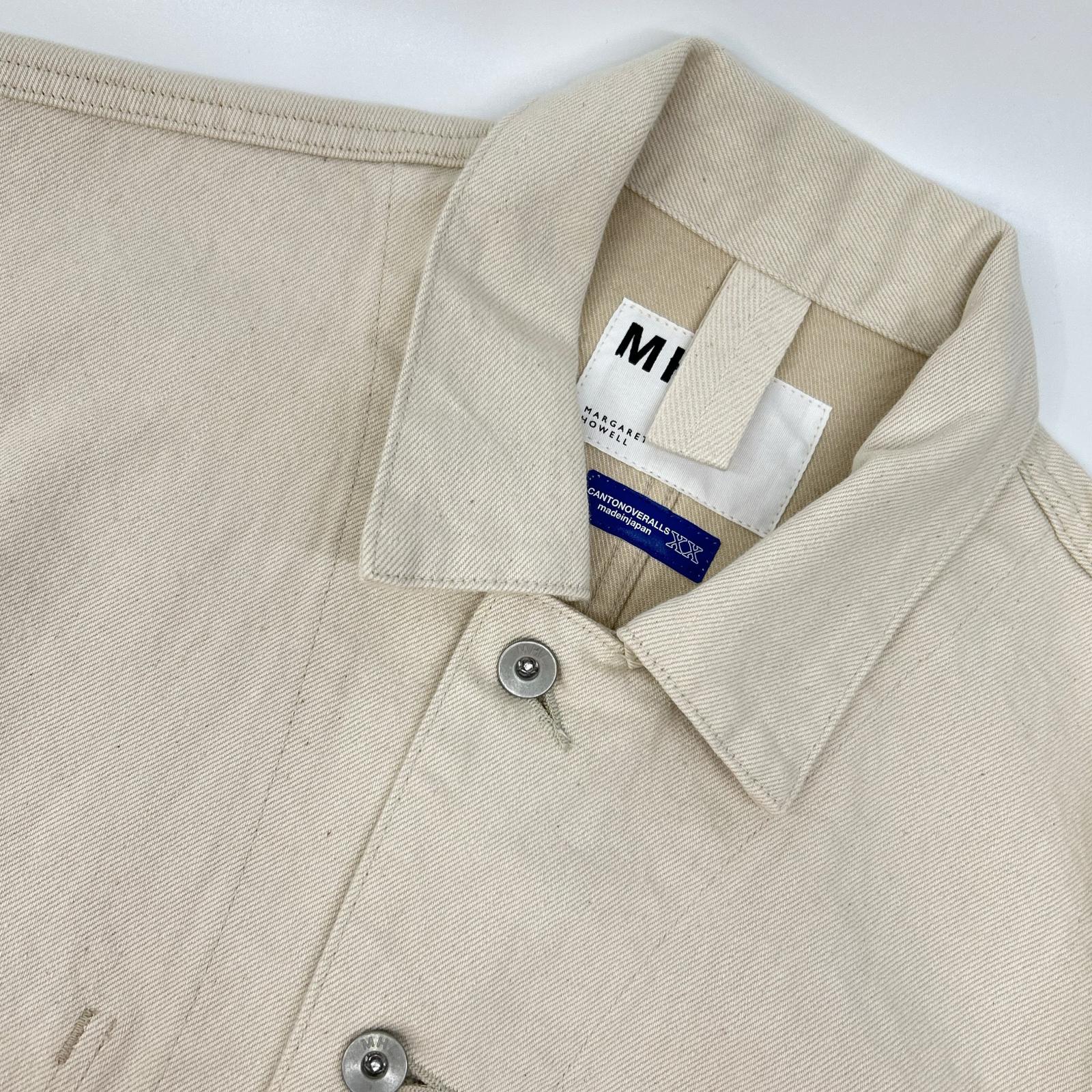 MARGARET HOWELL マーガレットハウエル 25年 アイボリー CANTON NATURAL DENIM BLOUSON ジャケット
