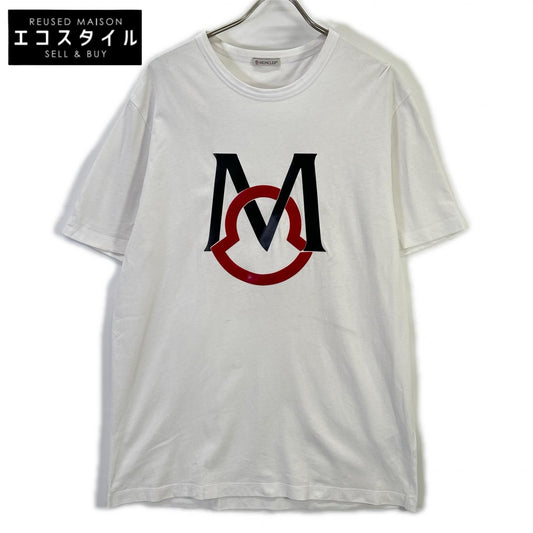 MONCLER モンクレール 20年製 ホワイト MAGLIA プリントTシャツ トップス