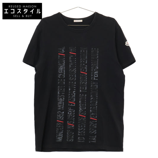 MONCLER モンクレール F10918C73710 MAGLIA T-SHIRT Screen Print Lettering プリント 半袖Tシャツ トップス