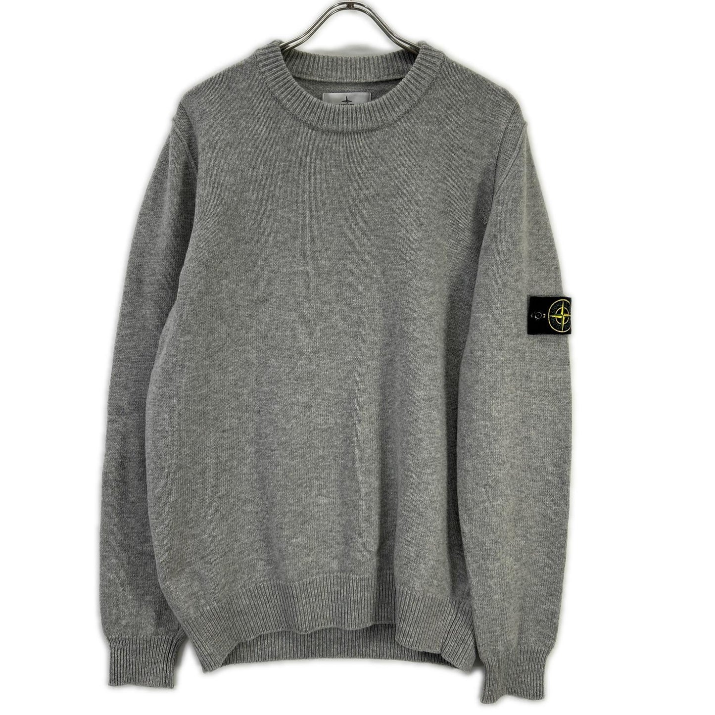STONE ISLAND ストーンアイランド 7915508A3 グレー クルーネックニットプルオーバー トップス