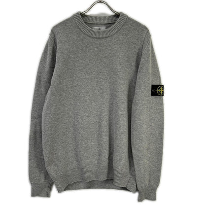 STONE ISLAND ストーンアイランド 7915508A3 グレー クルーネックニットプルオーバー トップス