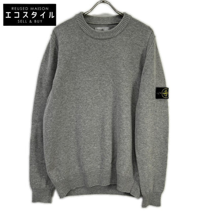 STONE ISLAND ストーンアイランド 7915508A3 グレー クルーネックニットプルオーバー トップス