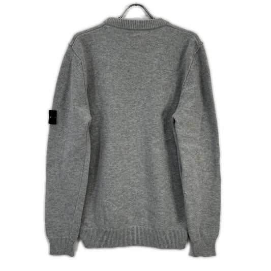 STONE ISLAND ストーンアイランド 7915508A3 グレー クルーネックニットプルオーバー トップス
