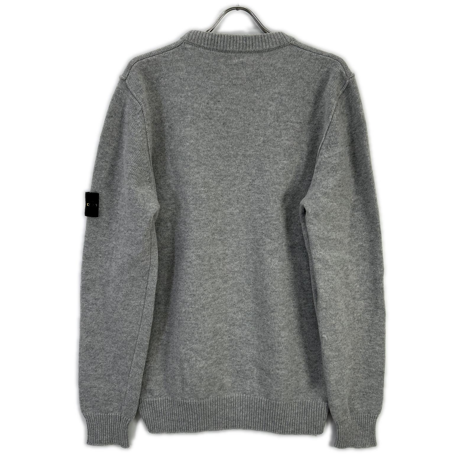 STONE ISLAND ストーンアイランド 7915508A3 グレー クルーネックニットプルオーバー トップス