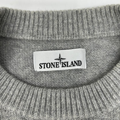 STONE ISLAND ストーンアイランド 7915508A3 グレー クルーネックニットプルオーバー トップス