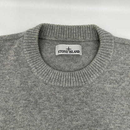 STONE ISLAND ストーンアイランド 7915508A3 グレー クルーネックニットプルオーバー トップス