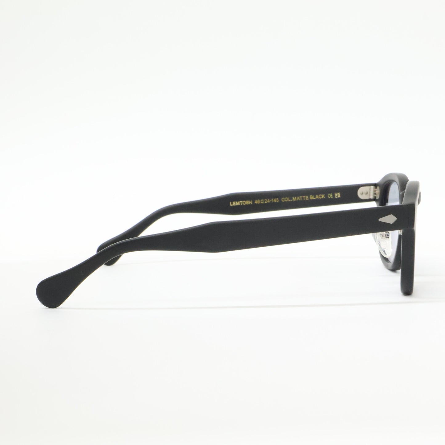 MOSCOT モスコット LEMTOSH COL.MATTE BLACK レムトッシュ 度入りレンズ ウェリントン アイウェア 眼鏡