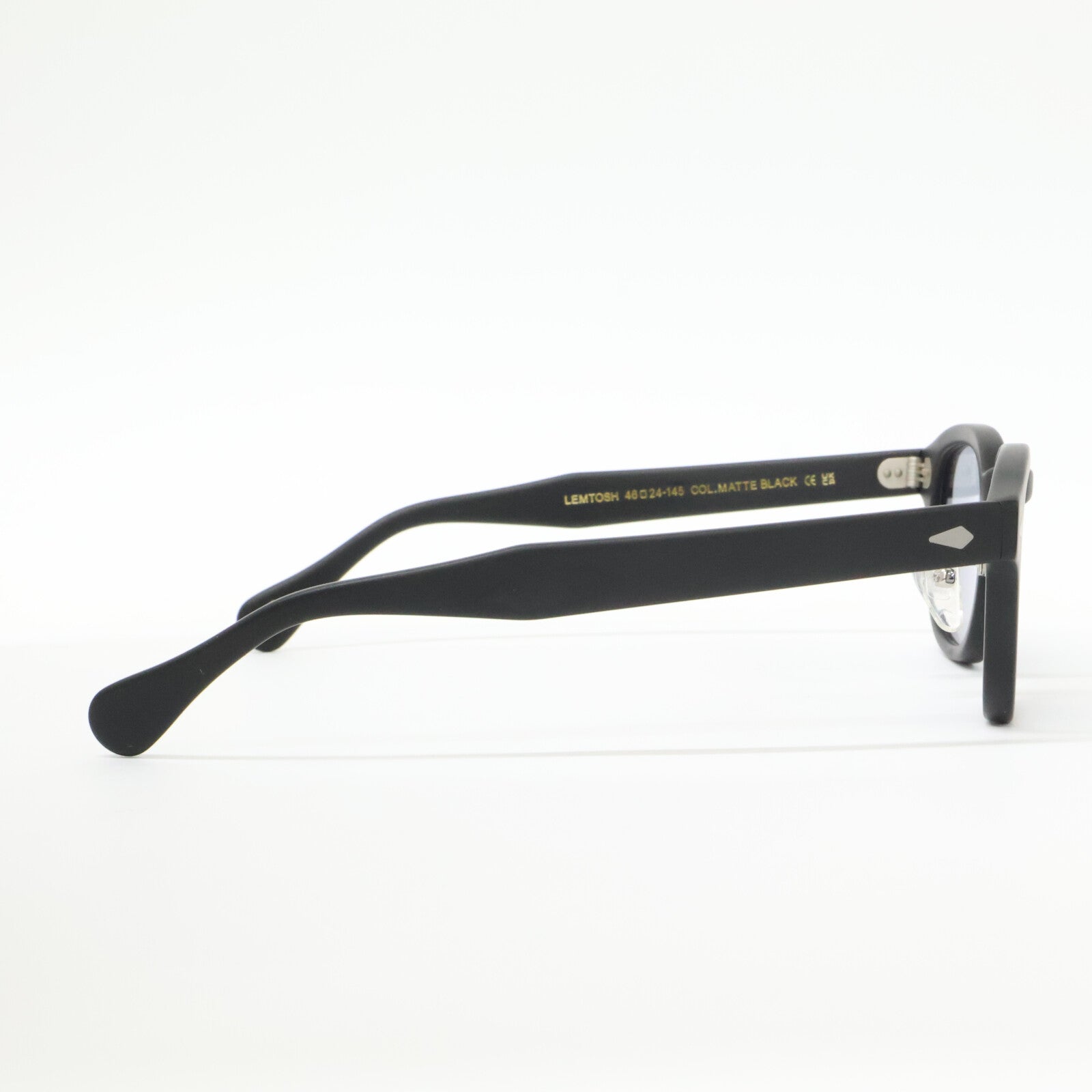 MOSCOT モスコット LEMTOSH COL.MATTE BLACK レムトッシュ 度入りレンズ ウェリントン アイウェア 眼鏡