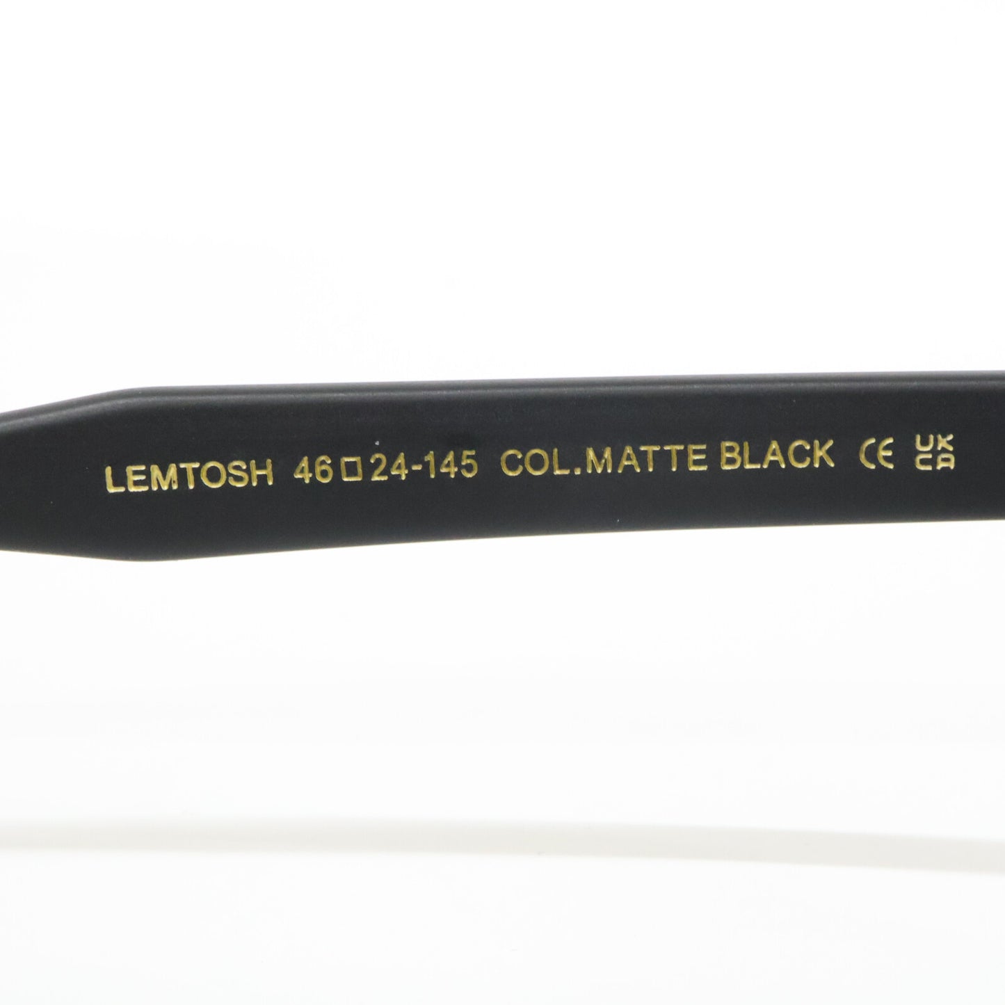 MOSCOT モスコット LEMTOSH COL.MATTE BLACK レムトッシュ 度入りレンズ ウェリントン アイウェア 眼鏡