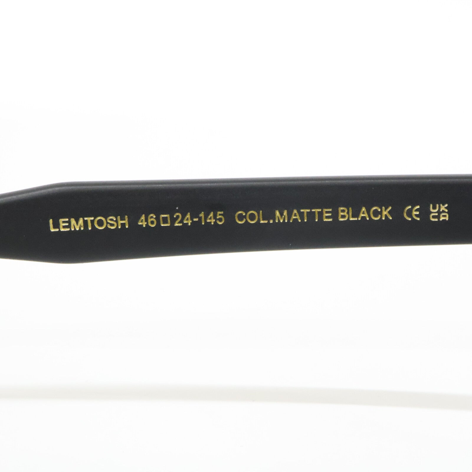 MOSCOT モスコット LEMTOSH COL.MATTE BLACK レムトッシュ 度入りレンズ ウェリントン アイウェア 眼鏡