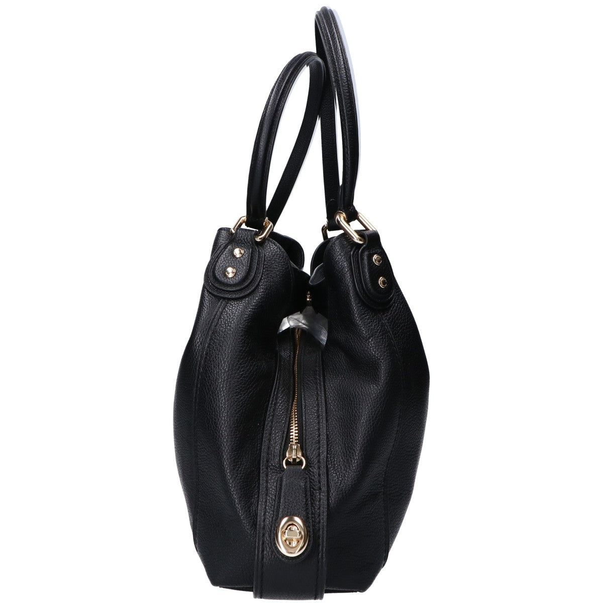 COACH コーチ 57125 ブラック レザー トートバッグ トートバッグ