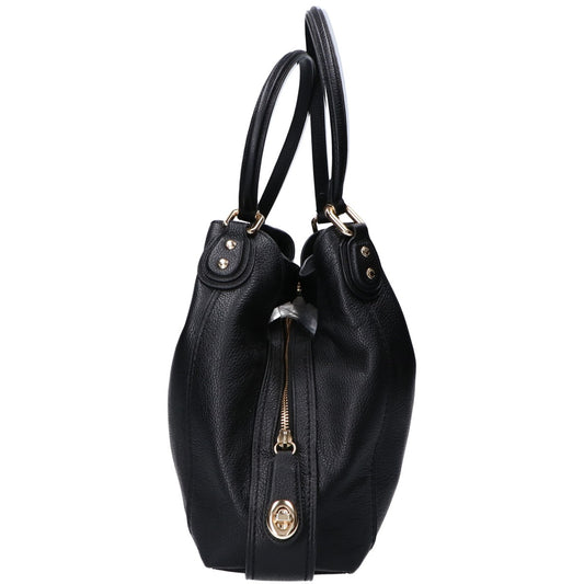 COACH コーチ 57125 ブラック レザー トートバッグ トートバッグ