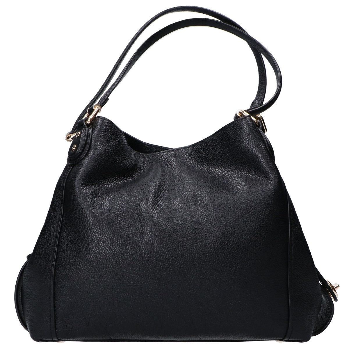 COACH コーチ 57125 ブラック レザー トートバッグ トートバッグ