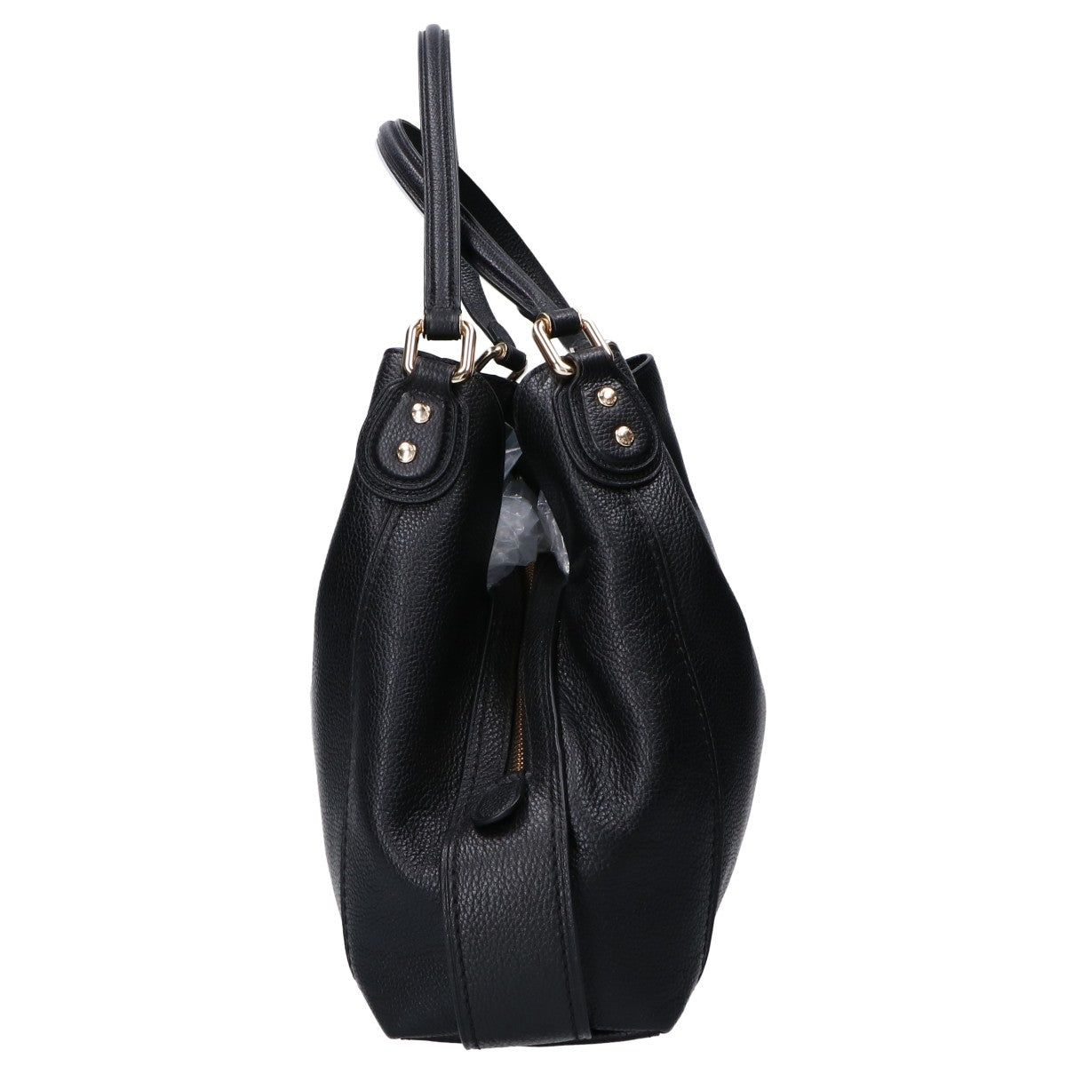 COACH コーチ 57125 ブラック レザー トートバッグ トートバッグ