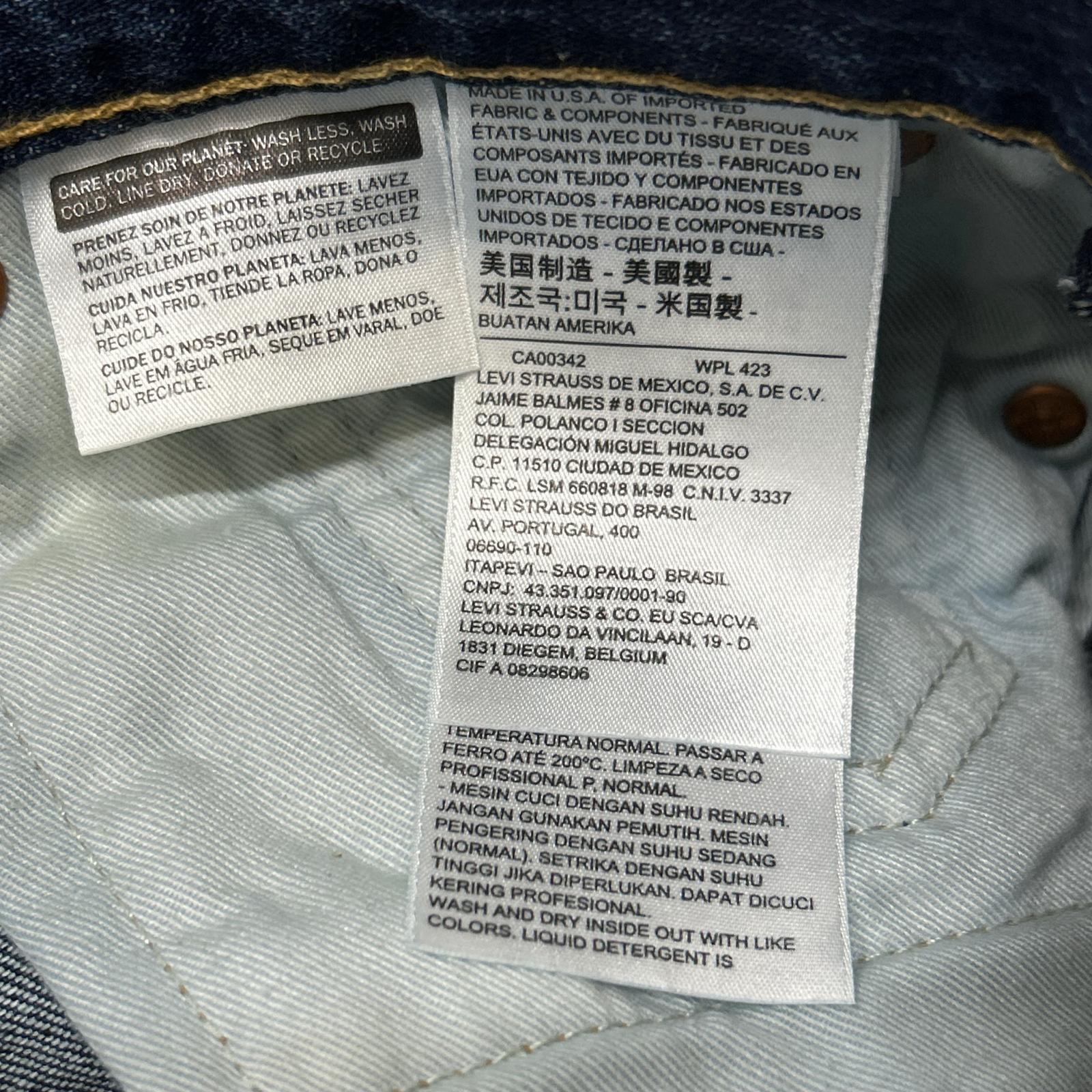LEVI'S リーバイス 551Z インディゴ ストレートデニムパンツ ボトムス